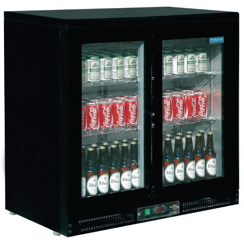 Polar barkoeling - 2 schuifdeuren, 920x535x870 mm. - 168 x 33cl.