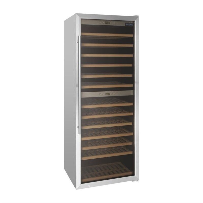Polar G-serie wijnkoeling 2 zones 126 flessen, 13 schappen