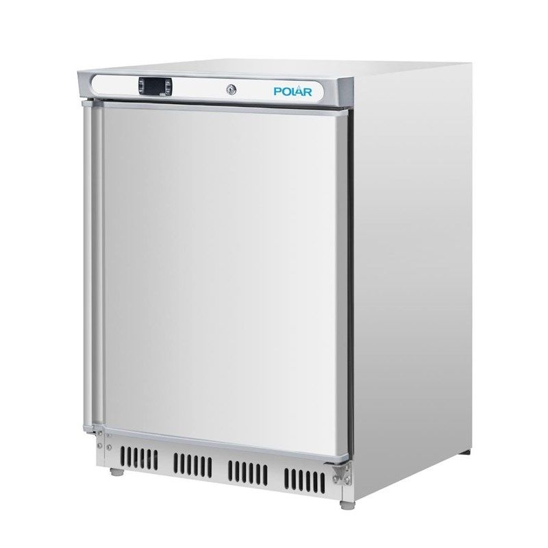 Polar RVS onderbouw vrieskast - 140 liter - CD081