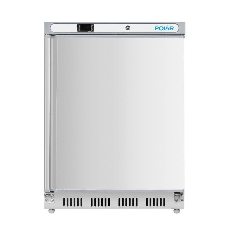 Polar RVS onderbouw vrieskast - 140 liter - CD081