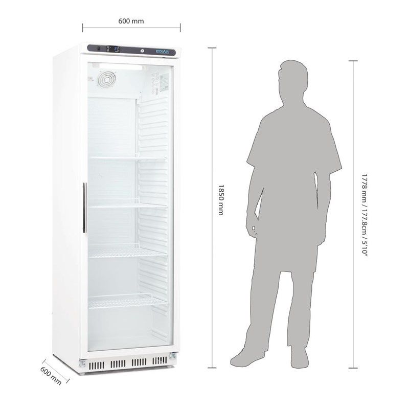 Polar display koelkast - 400 liter - CD087
