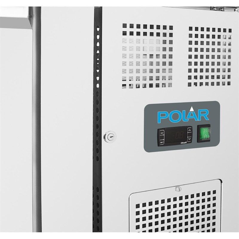 Polar RVS vrieswerkbank - 2 deuren - blokprofiel