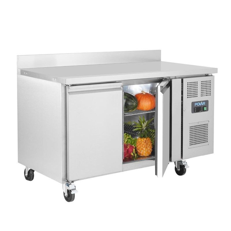 Polar RVS vrieswerkbank - 2 deuren - blokprofiel