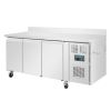 Polar RVS vrieswerkbank - DL917 - 3 deuren - blokprofiel