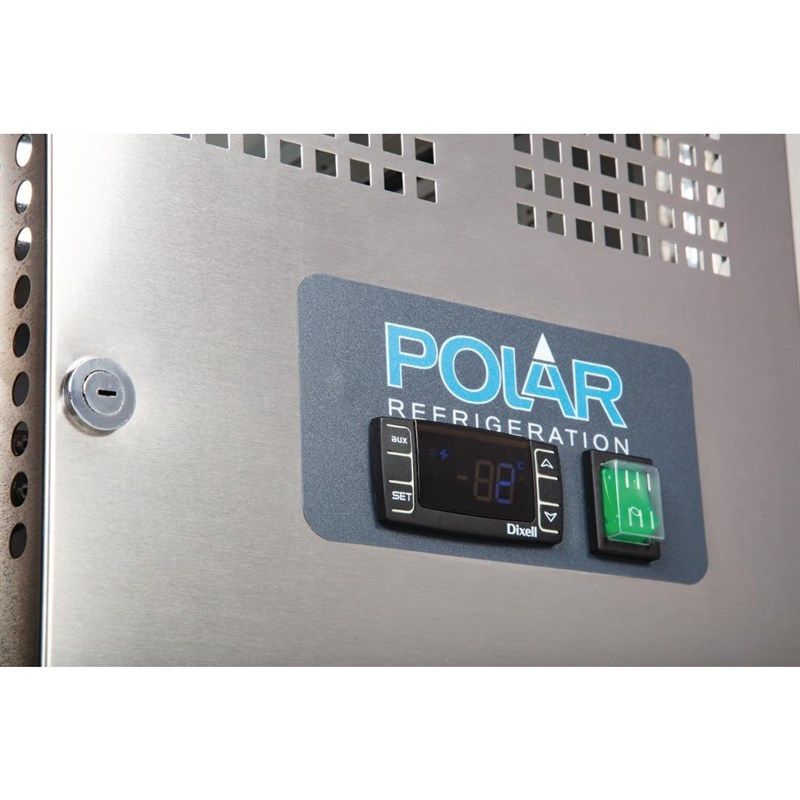 Polar RVS koelwerkbank - G377 - 2 deuren - 600 mm. diep