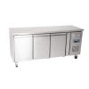 Polar RVS koelwerkbank - G378 - 3 deuren - 600 mm. diep