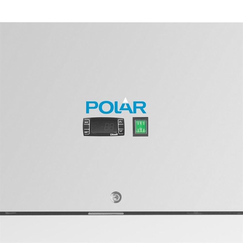 Polar roestvrijstalen koelkast - 600 liter - G592