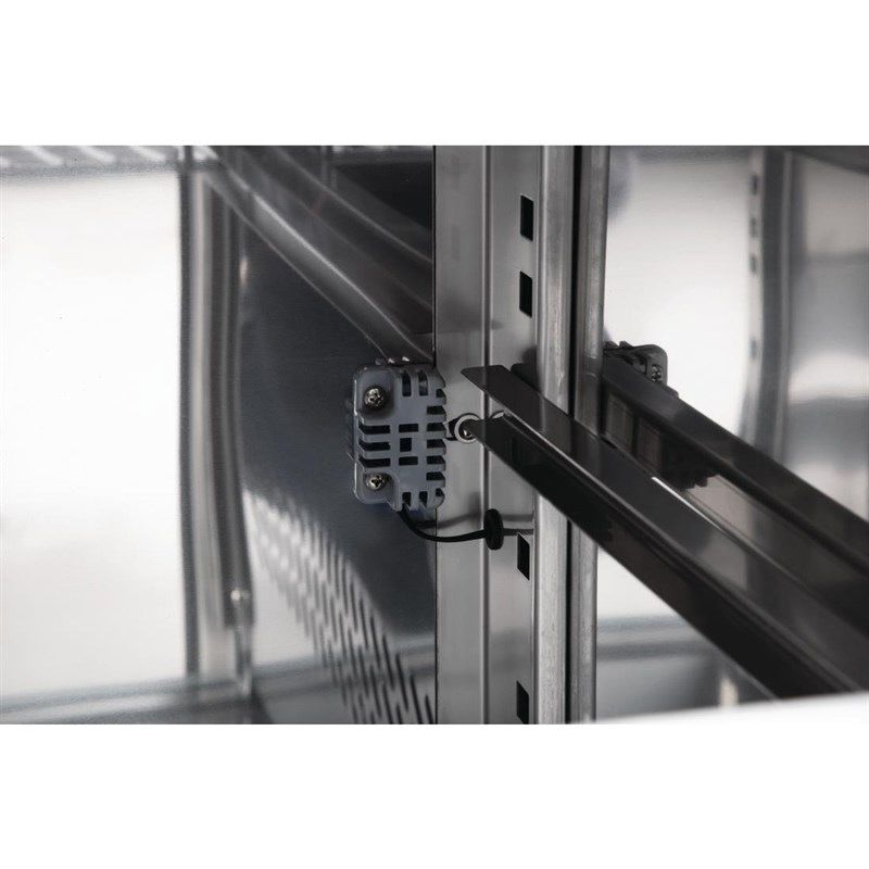 Polar roestvrijstalen koelwerkbank - G597 - 3 deuren