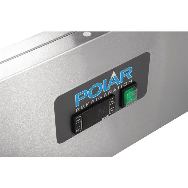 Polar RVS saladette - G606 - 2 deuren