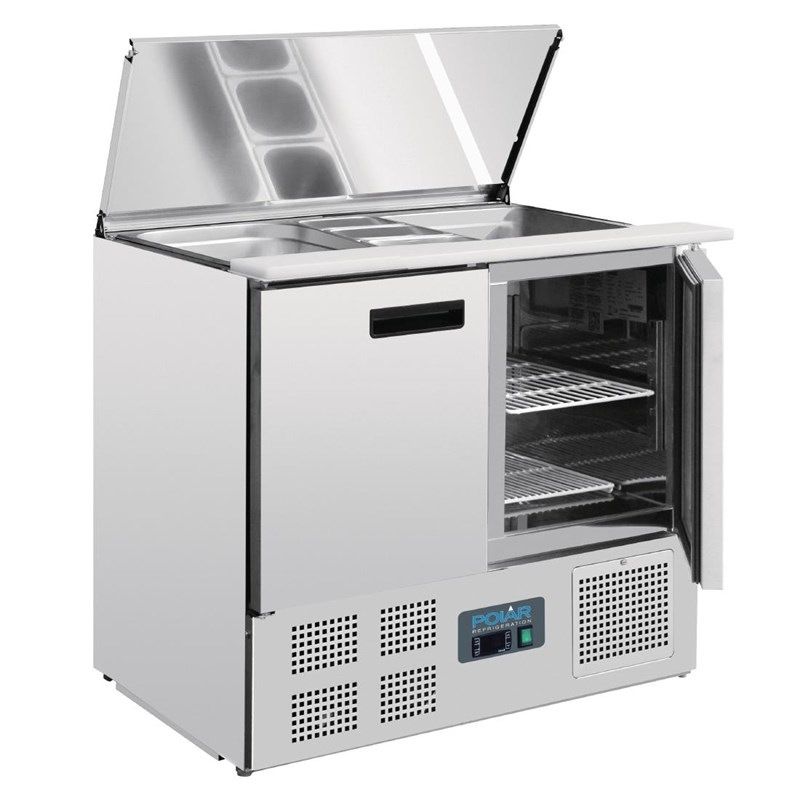 Polar RVS saladette - G606 - 2 deuren