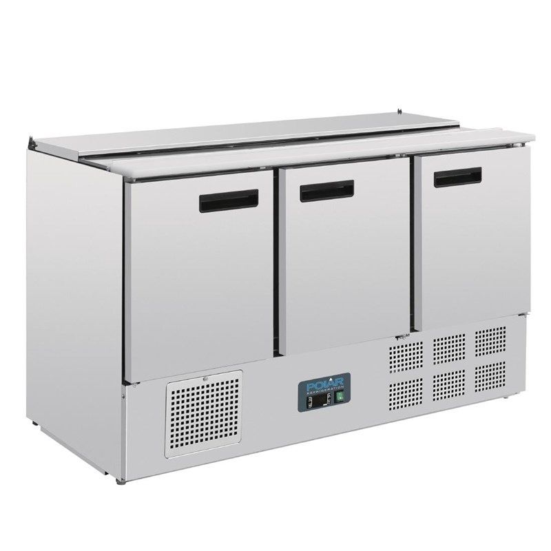 Polar roestvrijstalen saladette - G607 - 3 deuren