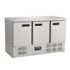 Polar RVS koelwerkbank - G622 - 3 deuren