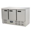 Polar RVS koelwerkbank - G622 - 3 deuren