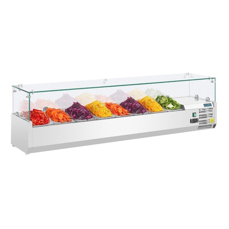 Polar ingredi&euml;ntenkoeling - glazen constructie, 8 x 1/3 GN