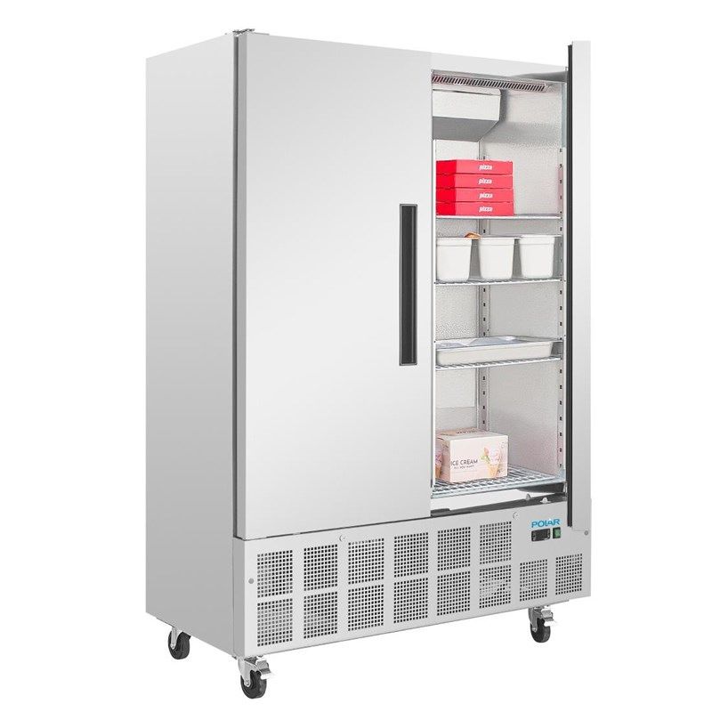 Polar Slimline RVS vrieskast - 960 liter - GD880