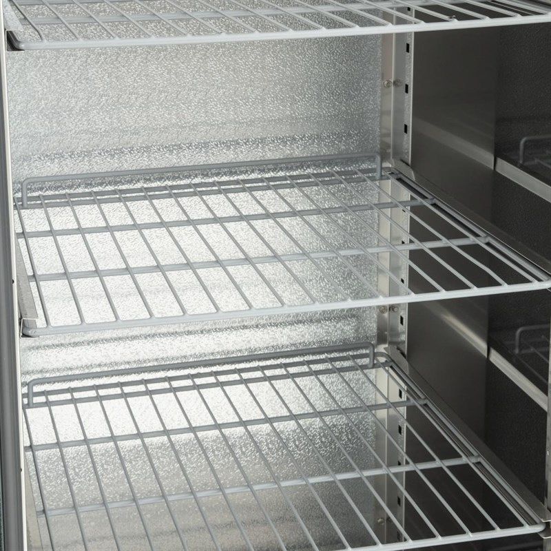 Polar Slimline RVS vrieskast - 960 liter - GD880