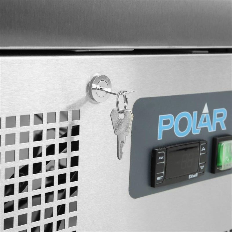 Polar Slimline RVS vrieskast - 960 liter - GD880