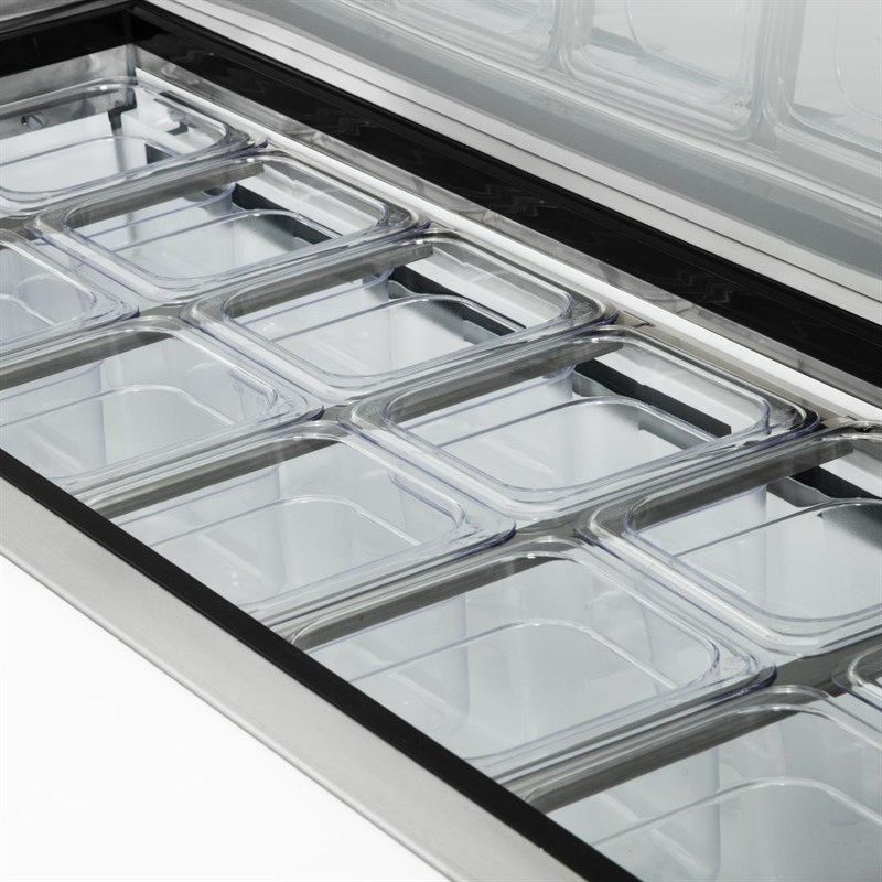 Polar RVS saladette - GD883 - 2 deuren
