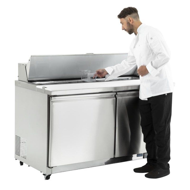 Polar RVS saladette - GD883 - 2 deuren