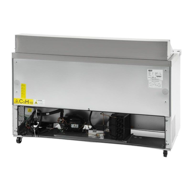Polar RVS saladette - GD883 - 2 deuren