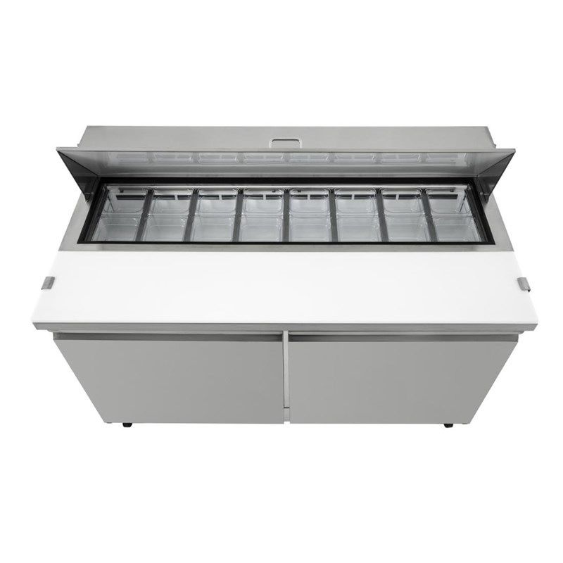Polar RVS saladette - GD883 - 2 deuren