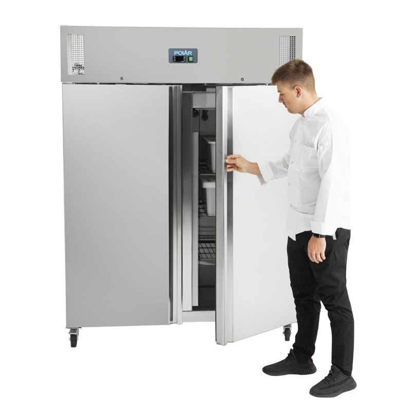 Polar RVS vriezer - 1300 liter - U635