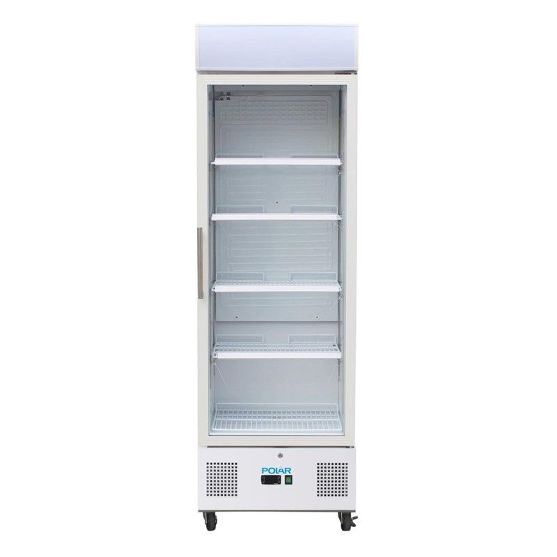 Polar G-Series staande display koelkast 336 liter wit