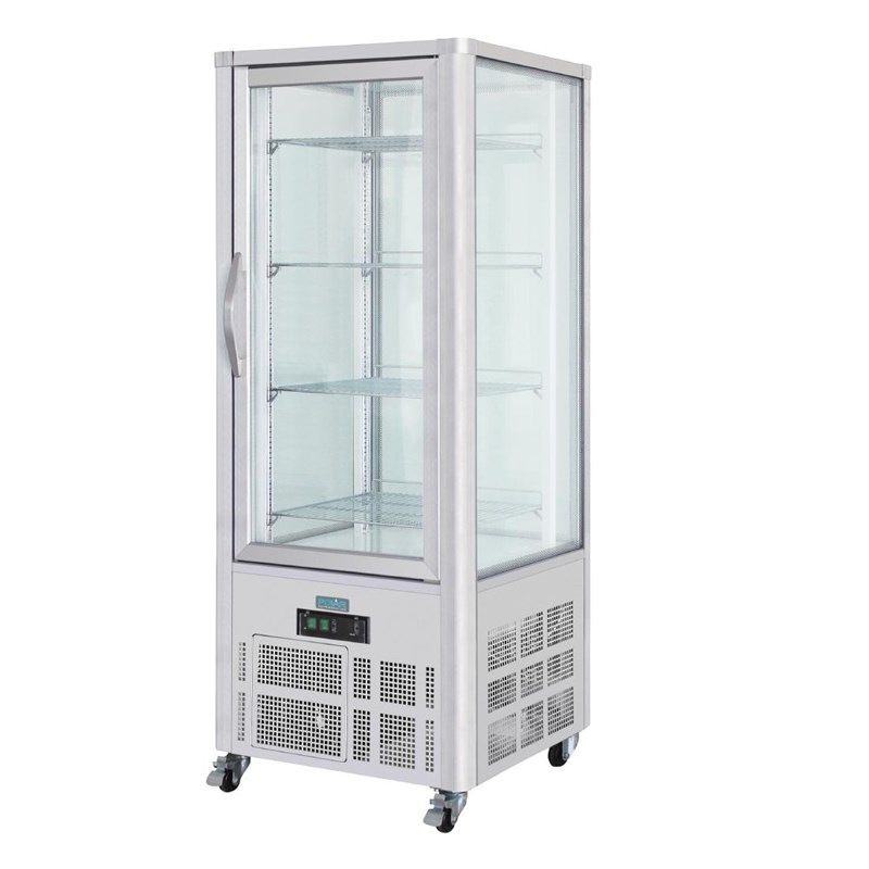 Polar gebakvitrine - roestvrij staal - 400 liter