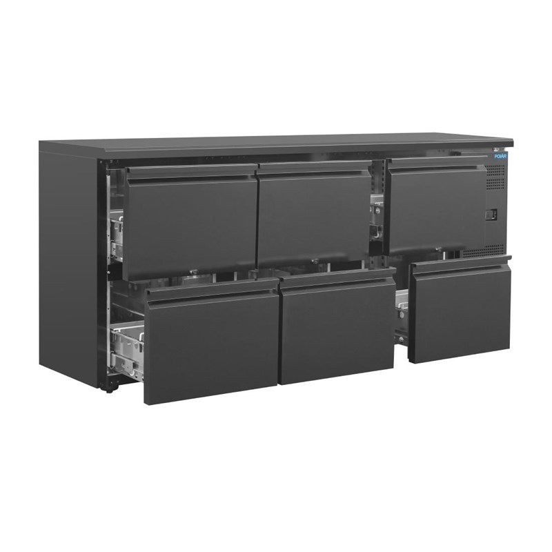 Polar bar koeling - 6 lades - 536 liter