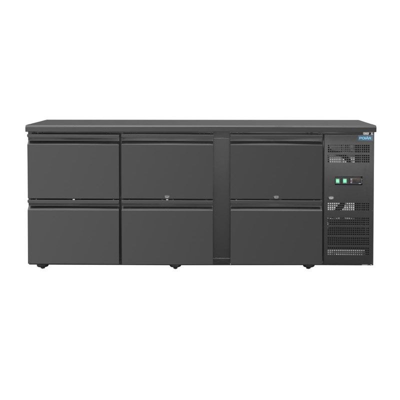 Polar bar koeling - 6 lades - 536 liter