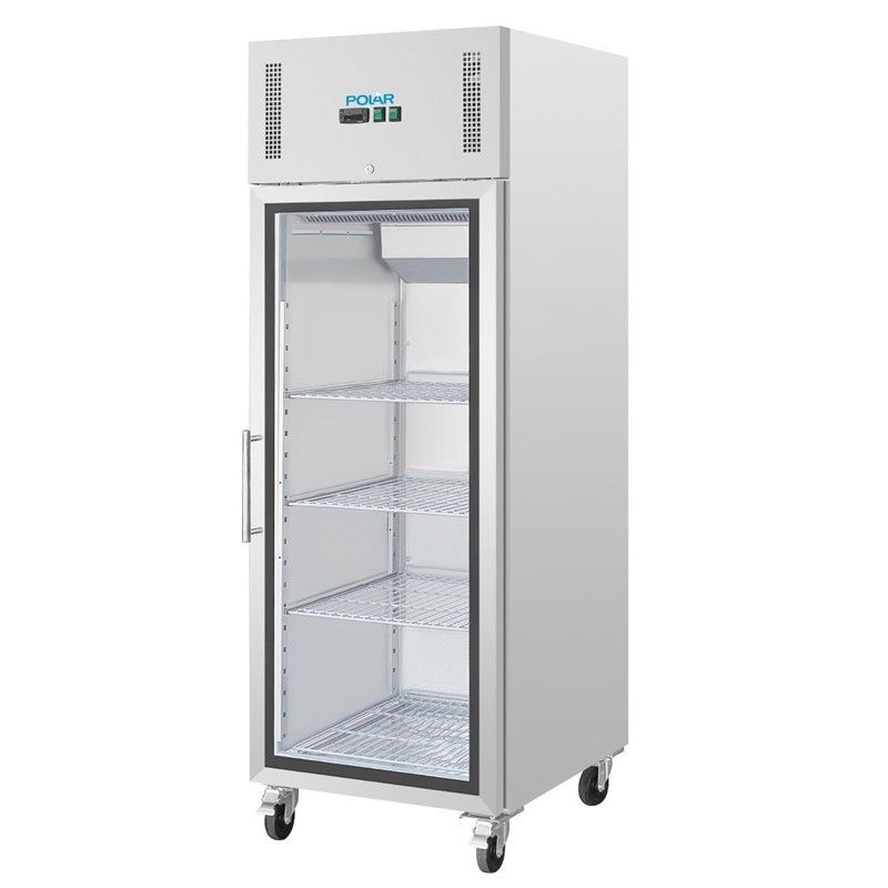 Polar koelkast met glazen deur - 600 liter - CW197