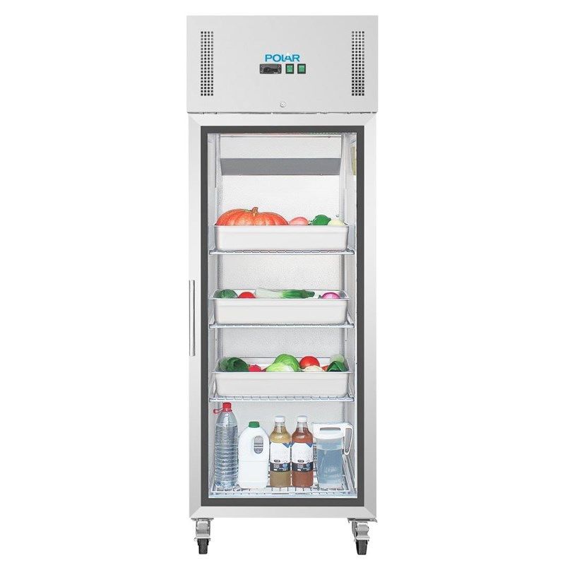 Polar koelkast met glazen deur - 600 liter - CW197