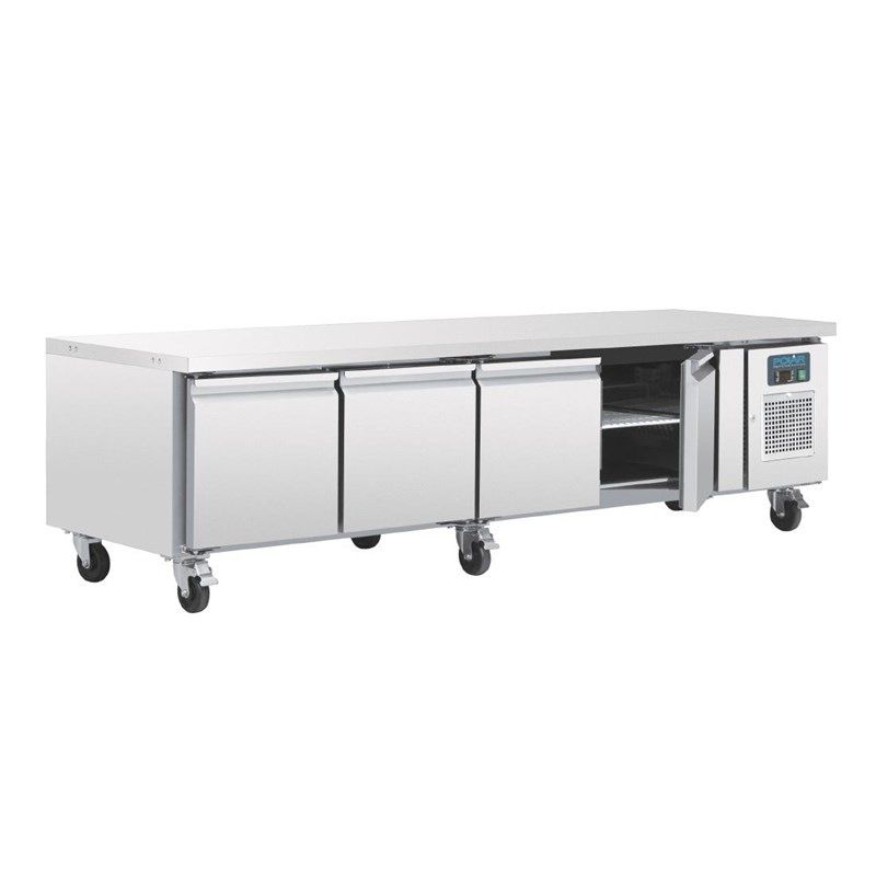 Polar RVS koelwerkbank - DA464 - 4 deuren