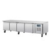 Polar RVS koelwerkbank - DA464 - 4 deuren