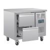 Polar RVS koelwerkbank - DA546 - 2 lades