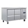Polar RVS koelwerkbank - DA547 - 4 lades