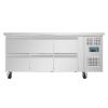 Polar RVS koelwerkbank - DA548 - 6 lades