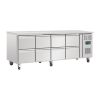 Polar RVS koelwerkbank - DA549 - 8 lades