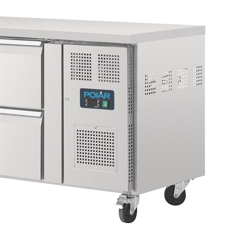 Polar RVS koelwerkbank - DA549 - 8 lades