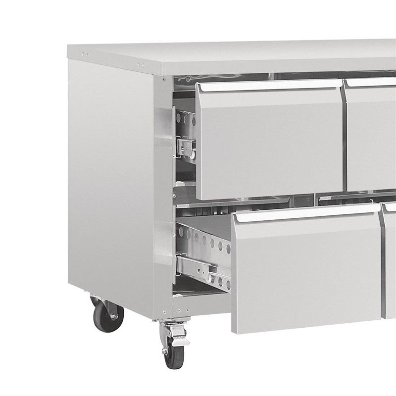 Polar RVS koelwerkbank - DA549 - 8 lades