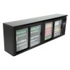 Polar U-serie bardisplay met 4 schuifdeuren