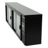 Polar U-serie bardisplay met 4 schuifdeuren