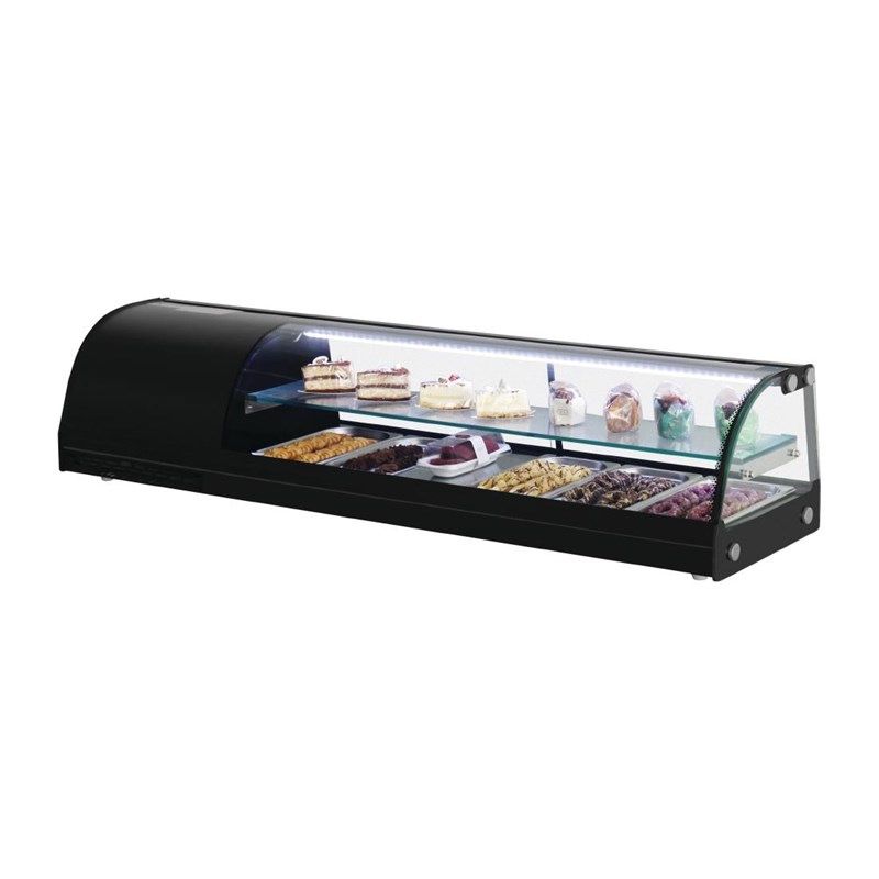 Polar G-serie gekoelde tapasvitrine 5 x GN1/3