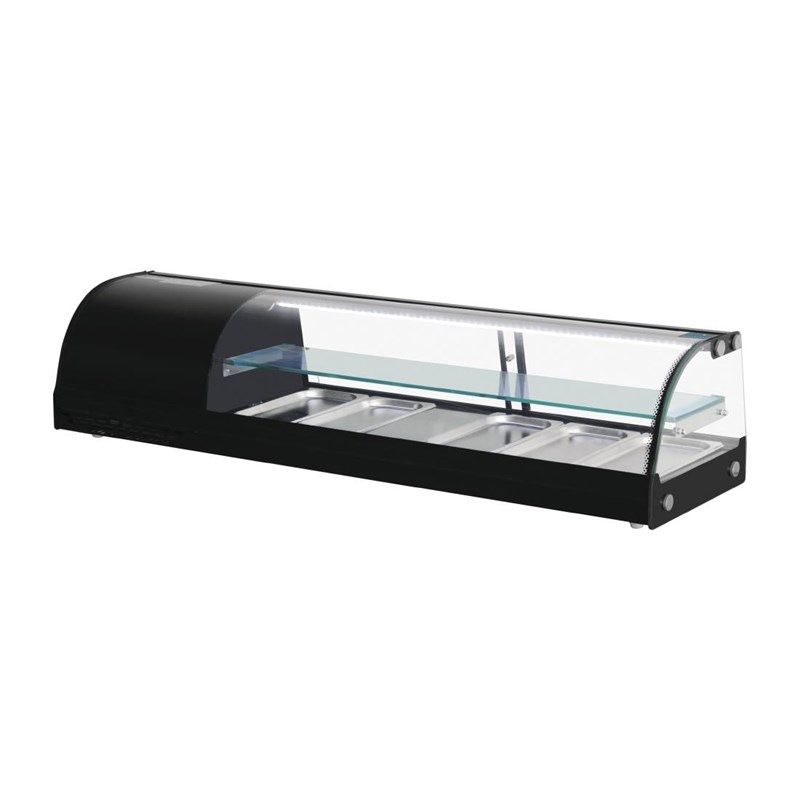Polar G-serie gekoelde tapasvitrine 5 x GN1/3