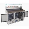 Polar gekoelde pizza- / sandwich prepareercounter 368 liter - CN267