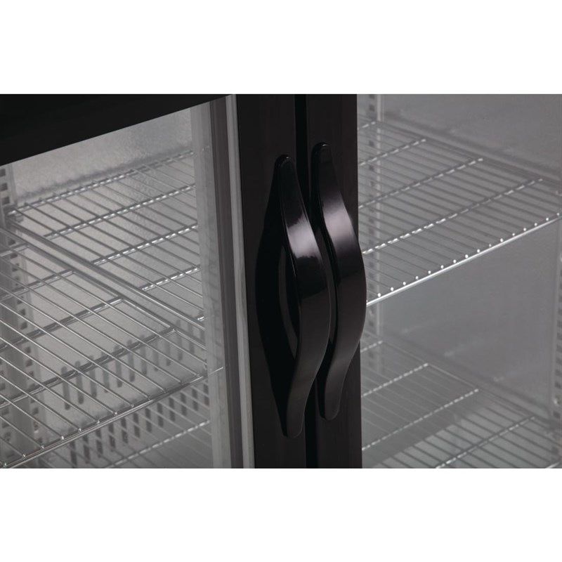 Polar G-serie 3-deurs barkoeling met klapdeuren zwart 330L