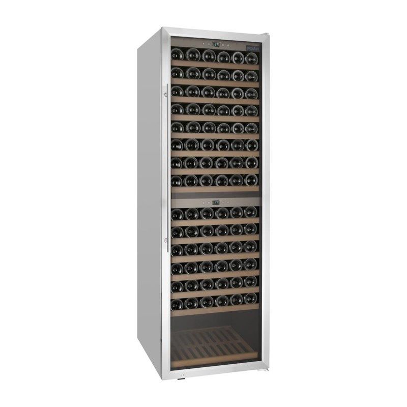 Polar G-serie wijnkoeling 2 zones 180 flessen, 15 schappen