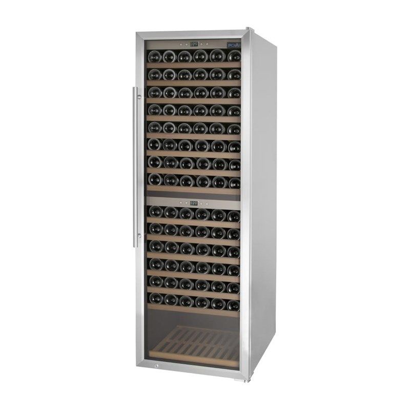 Polar G-serie wijnkoeling 2 zones 180 flessen, 15 schappen
