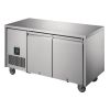 Polar U-Serie RVS vrieswerkbank - 2 deuren