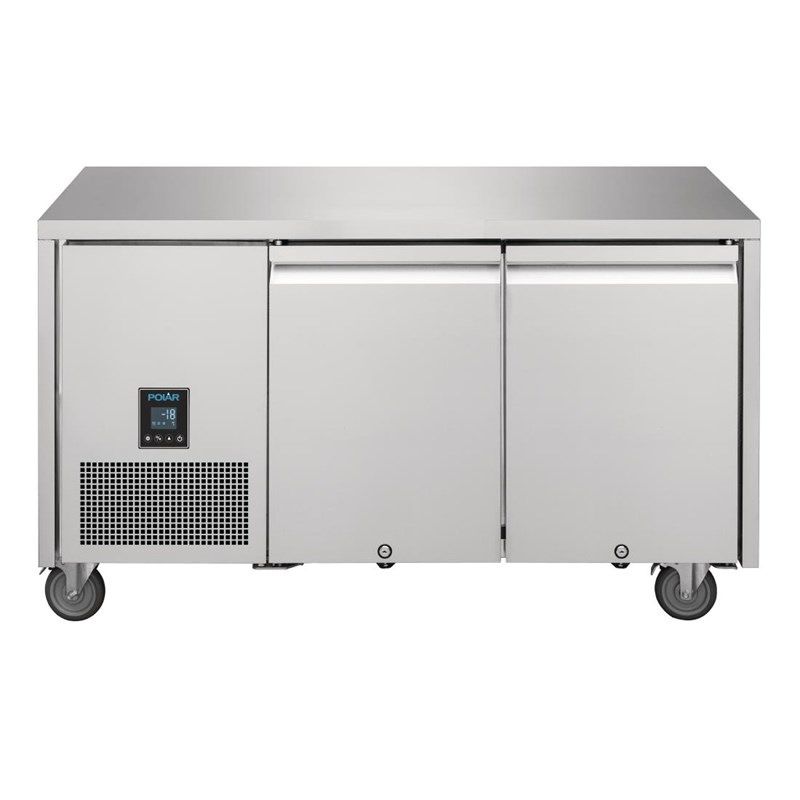 Polar U-Serie RVS vrieswerkbank - 2 deuren